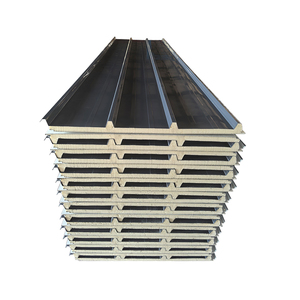 6M 10m chiều dài 1M chiều rộng 50mm Độ dày chống cháy PU EPS PIR tấm Tường bánh sandwich Hội Đồng Quản Trị cho phòng - Product Image 1