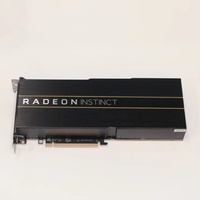 Nouveau GPU pour station de travail Radeon Instinct MI50 32 Go avec technologie HBM2 7 nm, refroidissement par ventilateur, compatible PS/CAD/AI/AE PG172