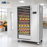Automatische 304 roestvrijstalen groente- en fruitdroogmachine, commerciële voedseldroger voor ui, tomaat, wortel, chilipeper