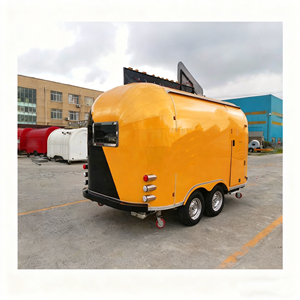 <b>Square</b> Shape Stainless Steel Food Trailer Best Selling Personalized Commercial Mobile <b>Kitchen</b> for Candy - Product Image 3