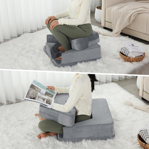 Meditation <b>Cushion</b> Folding Yoga Pilate Seat <b>Pad</b> For Zen Sitting Practice Under Window Sill Single Sofa Use Cotton Material - Product Image 5