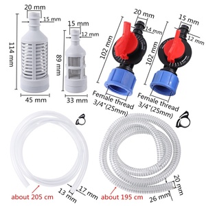1" 1,5" 2" Mannelijke Schroefdraad Venturi Bemestingset Automatische Meststofinjector Druppelirrigatie Aansluitingen - Product Image 2