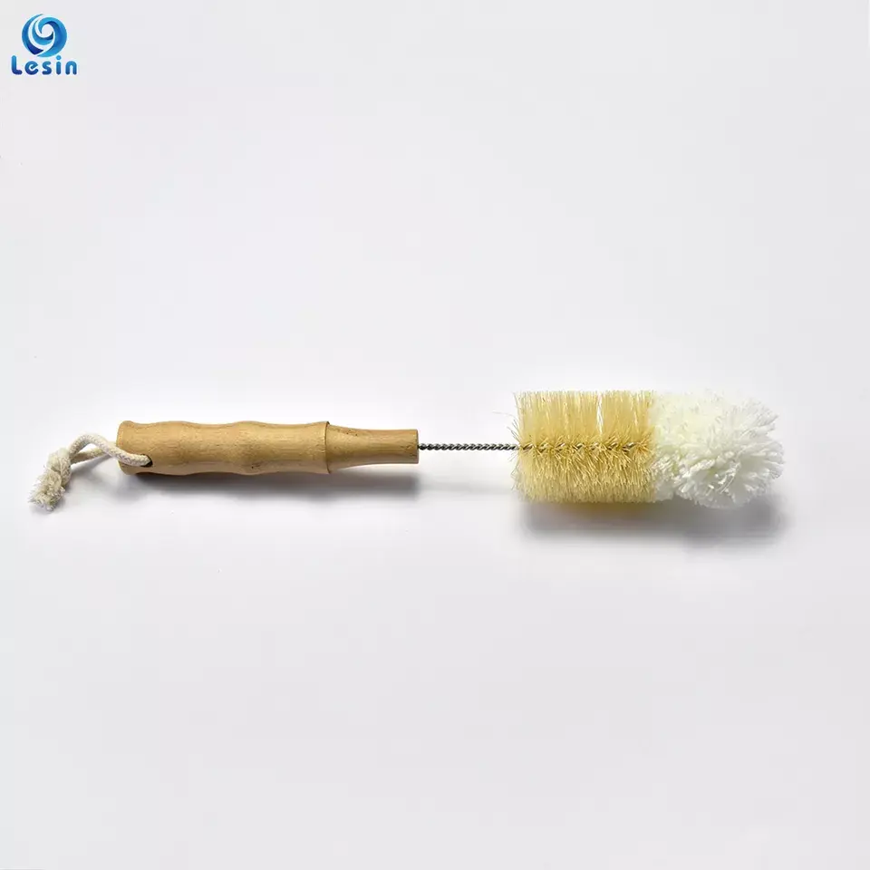 Eco Coconut Long Handle Baby Milk Bottle Cleaning Brush