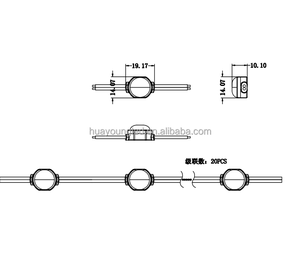 <b>small</b> power 0.4Watt SMD2835 1lens module white color high brightness used for 3D signage letter - Product Image 2