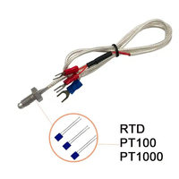 Sonde RTD de capteur de température de classe PT100/PT1000 inoxydable étanche de haute précision Support OEM personnalisé