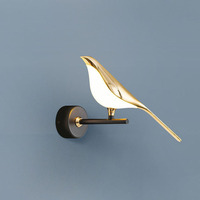 Lampe murale créative en forme d'oiseau, lampe de chevet moderne pour chambre à coucher, lampe de table pour salon, lampe sur pied, lustre, applique murale