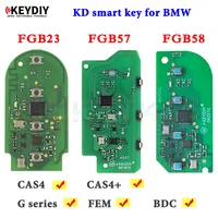 Placa PCB de control remoto KEYDIY KD FGB23 FGB57 FGB58 434mhz para BMW G30 G31 G38 G32 G11 M5 F90 X3 IX3 G08 X3 F97 G01 X4 G02 F98 CAS4 FEM/BDC