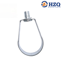 Anneau de serrage universel de haute qualité en forme de poire, boucle de suspension réglable, anneau pivotant, support en acier