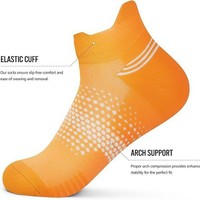 Chaussettes de sport respirantes en maille, chaussettes basses athlétiques avec soutien de la voûte plantaire pour la course à pied, pour hommes et femmes, logo personnalisé OEM