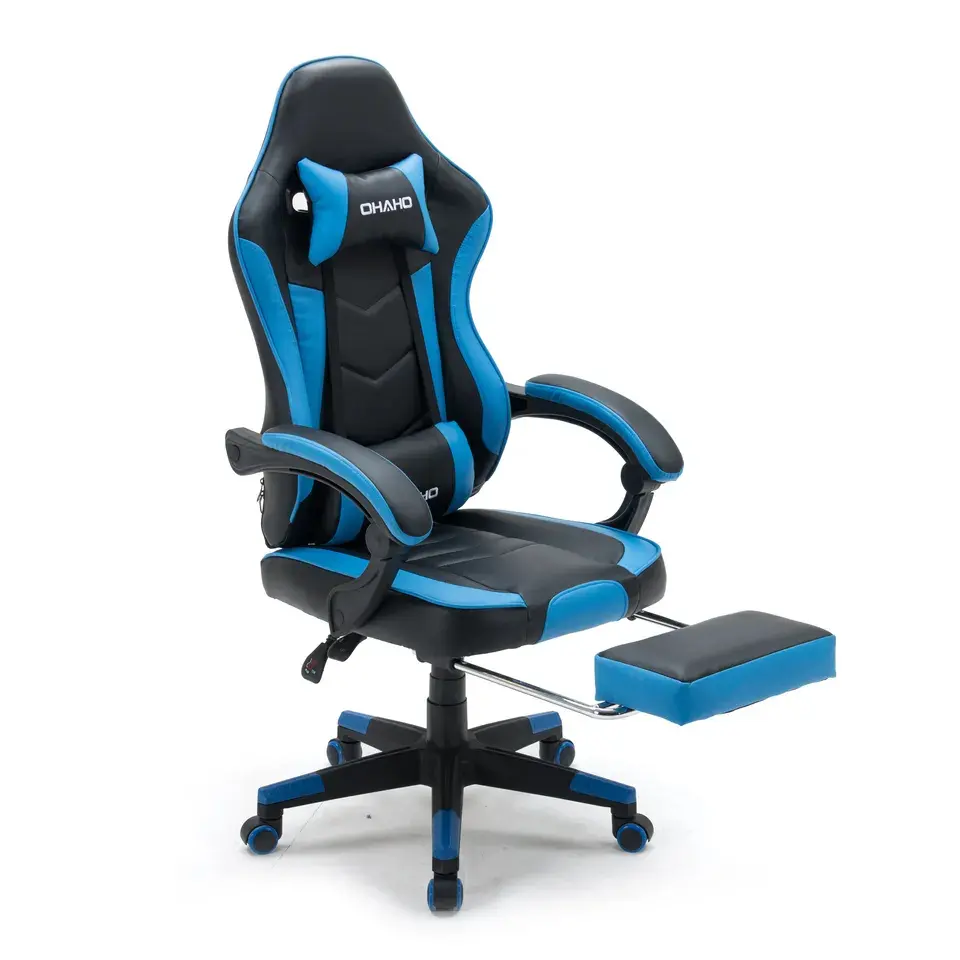 Chaise de jeu commerciale robuste avec logo razer chaise de jeu bon marché Silla Gamer