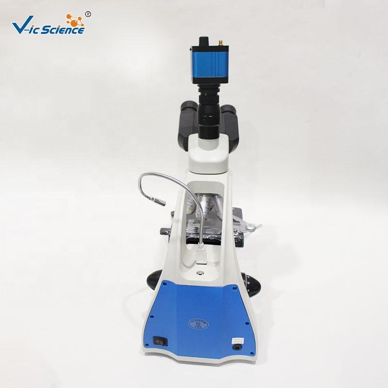 Infinity-Corrected Trinocular Biological Microscope, C-Mount Camera ...