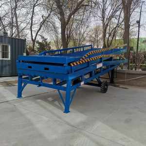 Chia lên máy bay cầu 10t 20t di chuyển tải đoạn đường nối thủy lực hậu cần <span class=keywords><strong>container</strong></span> tải và dỡ tải nền tảng di động đoạn đường nối - Product Image 1