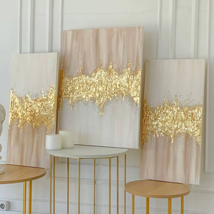 Peinture murale en porcelaine de cristal 3D moderne, imprimée, design abstrait, <span class=keywords><strong>aquarelles</strong></span>, pour salon, décoration en cristal, vente en gros - Product Image 1