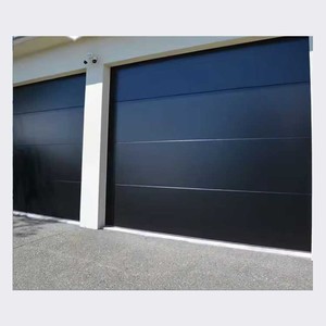 Porte de <span class=keywords><strong>garage</strong></span> sectionnelle automatique en aluminium de haute qualité, nouveau style, meilleur prix, avec panneau affleurant et isolation intégrale - Product Image 2