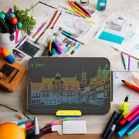 Newyes 16 pouces enfants numérique électronique planches à dessin multi couleur écran LCD tablette d'écriture pour les enfants