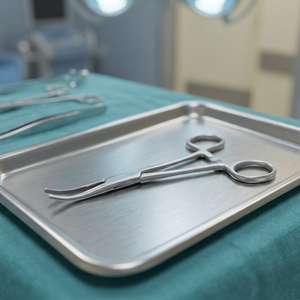 Pinces hémostatiques pour tissus Baby-Mikulicz 1x2 dents, instrument chirurgical manuel certifié CE Classe I - Product Image 4