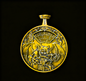 Meilleures ventes d'usine : Dés à double face en métal, dés à spinner Cthulhu couleur unie pour les joueurs de jeux de rôle sur table <span class=keywords><strong>5e</strong></span> - Product Image 2