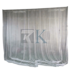 Adjustable Pipe and Drape <b>Kit</b> Flexible Pipe and Drape Aluminum Backdrop stand for Wedding Event Exhibition Decoration - Product Image 1