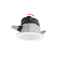 GUPO Empotrado Mini Pequeño foco LED Cambiable Rectangular Cuatro Cabezas Rejilla Led MR11 Lámpara Foco