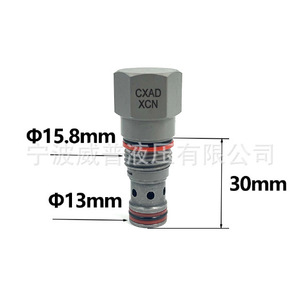 วาล์วตรวจสอบแบบเกลียว SUN รุ่น CXAD XCN สำหรับน้ำมัน อุณหภูมิปกติ ระบบอิเล็กโทรไฮดรอลิก - Product Image 2