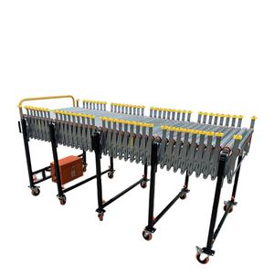 Ağır yük taşımacılığı için kayış tahrikli motorlu konveyörler motorlu esnek otomatik genişletilebilir makaralı konveyör - Product Image 1