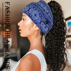 Accesorio para el Cabello Deportivo Elástico y Absorbente de Sudor con Estampado Bohemio de Nylon para Mujer, de Ala Ancha, para Uso Casual, Tiyo - Product Image 2