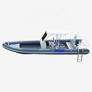 Artículo novedoso con certificación CE, costilla de aluminio de fibra de vidrio rígida de PVC duradero, 760, bote inflable, pesca, deportes, venta fuera de borda - Product Image 6