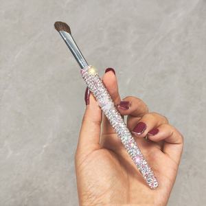 Brochas de Maquillaje al por Mayor con Mango de Plástico, Pelo Sintético y Diamantes, para Cejas, Contorno de Nariz y Delineador de Labios - Product Image 3