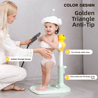 Support de douche ergonomique anti-retournement en PP pour tout-petits, aide au bain pour bébés, support de position assise pour le lavage des fesses