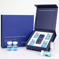 Kit de soin capillaire à domicile BLIW Private Label, ampoule nourrissante GHK-CU, sérum pour le cuir chevelu, sérum pour la croissance des cheveux au peptide de cuivre bleu.