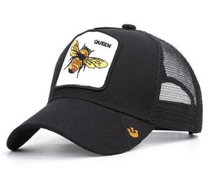 Fashion Mesh Baseball Cap Unisex Lovely QUEEN BEE Caps Women&amp;Men Snapback Cap Dad Hat Summer bone Adjustable gorras - Product Image 1