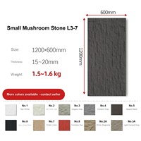 Panneau mural décoratif en pierre artificielle PU, texture granit, épaisseur importante, écologique, imperméable, résistant au feu, pour villa