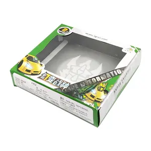 Custom Corrugated Board Clear Plastic PVC Window Doll Toy Packaging Box Consumer Electronics Educational Toys gift box