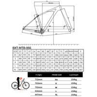 BXT 2025 nouveau 29 "VTT en Fiber de carbone CUES U6000 11 vitesses frein à disque 29er ROCKSHOX fourche 29 pouces Hardtail vtt vélo T47