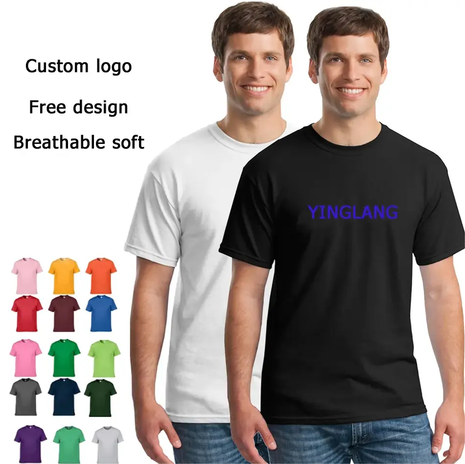 100% Polyester gedruckt benutzer definierte Sublimation T-Shirts Großhandel hochwertige weiße Polyester benutzer definierte Muster Logo Sublimation