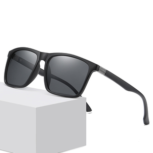 Thời trang mới UV400 phân cực Kính mát bảo vệ mắt vuông khung Sun Glasses cho Unisex men - Product Image 3