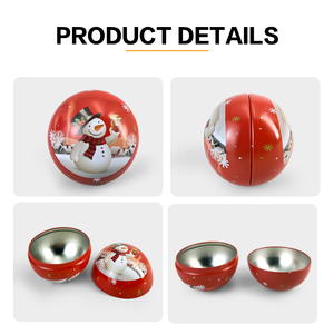 Jinyuanbao Cmyk In Đầy Đủ Bóng Hình Dạng Trang Trí Kim Loại Kẹo Sô Cô La <span class=keywords><strong>Tin</strong></span> Có Thể Cho Giáng Sinh - Product Image 4