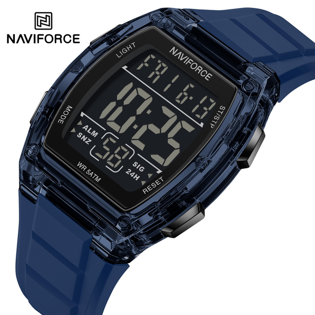 NAVIFORCE NF 6106 Wholesale-digital-watches Sport Men Polycarbonate case Men's Silicone Watch Private Label