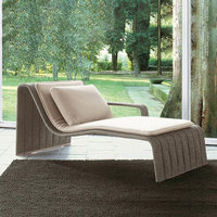 Chaise longue de piscine, transat de plage extérieur, ensemble de salon de jardin en rotin, lit de détente, mobilier d'hôtel et de club, amovible et étanche