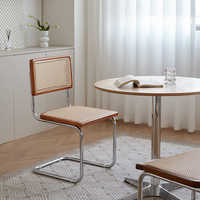 Chaises de salle à manger en rotin de style vintage, confortables et modernes, pour restaurants et hôtels, en promotion