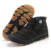 Bottes de neige mi-mollet 2026 pour les amateurs de plein air, imperméables, antidérapantes, unisexes, grandes tailles pour l'hiver