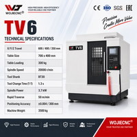 Machine de perçage et de taraudage verticale CNC automatique TV6 BT30 avec broche de 20 000 tr/min pour la production en série de petites pièces