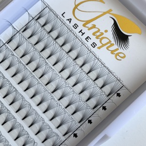 Mi giả thủ công cao cấp Fresh Lashes, độ cong D, 0.05mm, chân ngắn, quạt sẵn 8D, tạo logo riêng cho bạn - Product Image 2