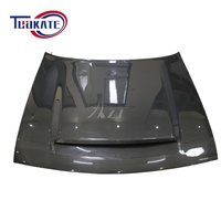 Capot moteur simple ouverture en fibre de carbone pour Dodge Challenger
