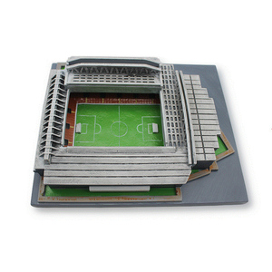 Qiao — modèle de stade pre-mier lea _ guen, ornements artisanaux de Court en métal, modèle tridimensionnel détachable - Product Image 6