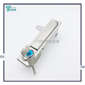 Turnes Ms818 Stainless Steel Lever <b>Lock</b> 304 Brushed For Electrical Cabinet <b>Door</b> Industrial Use - Product Image 4