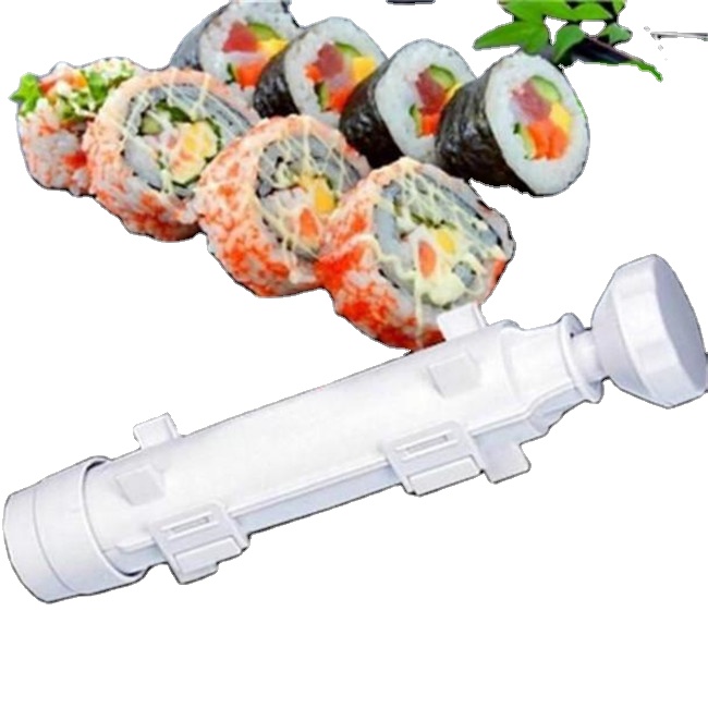 Kitchen Supply Diy Sushi Roll Maker Kit Sushi Bazooka Rice Roller Mold Mould Chef Kitchen Set Mzl