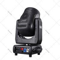 FEIYUEYUE DMX512 9x20W LED RGBW Moving Head Zoom Wash Light + 10W Laser d'animation RGB 300W Stroboscope automatique pour scène/club/fête