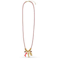 Collier avec pendentif poisson personnalisé EDGE, cordon coloré et accents dorés, bijoux élégants et tendance, collier OEM ODM pour femmes