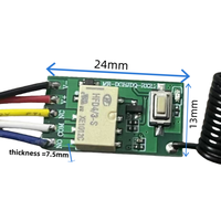 Contrôleur de serrure intelligent sans fil 433M 3.3V-12V à faible consommation, micro-contact, interrupteur automatique à empreinte digitale à distance marche/arrêt